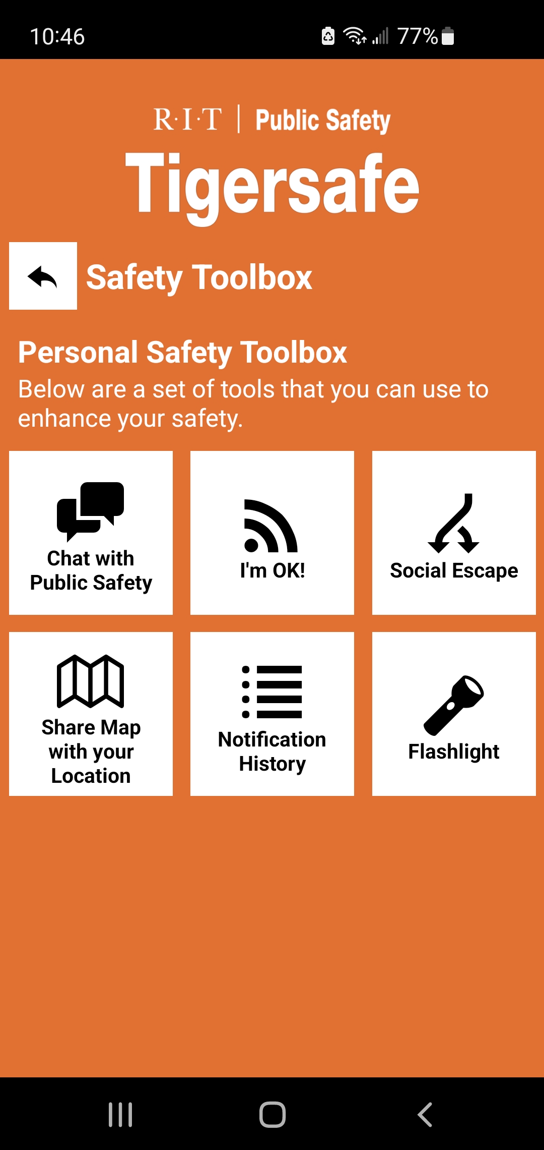 TigerSafe Public Safety RIT